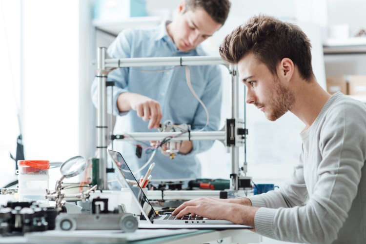 Image of young engineers