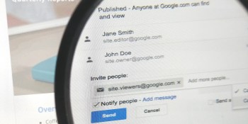 Google Sites now lets you publish content that only designated people can view