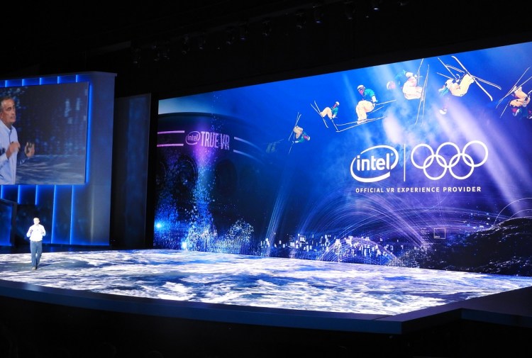 Intel's event at CES 2018.