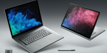 Microsoft’s 15-inch Surface Book 2 opens for preorders in 17 new markets, including the U.K. and Canada