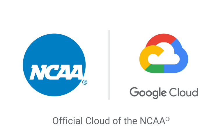 NCAA and Google Cloud logos