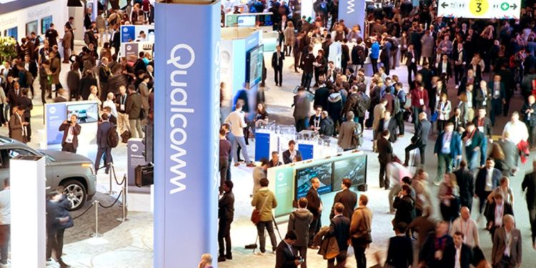 Qualcomm at Mobile World Congress 2018.