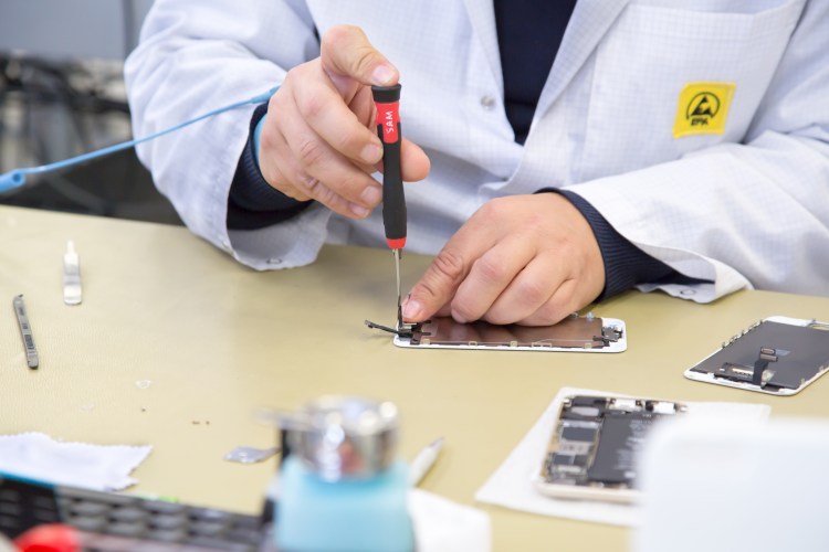 The market for refurbished gadgets is growing rapidly. 