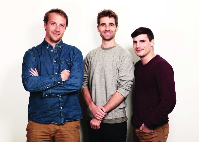 Back Market co-founders (left to right): Thibaud, Vianney, Quentin
