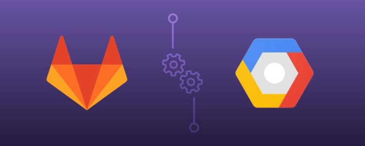 Logos of GitLab and Google Cloud Platform