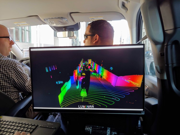 Luminar lidar sensor