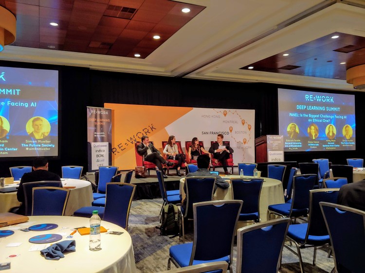 AI ethics panel at Re-Word Deep Learning Summit