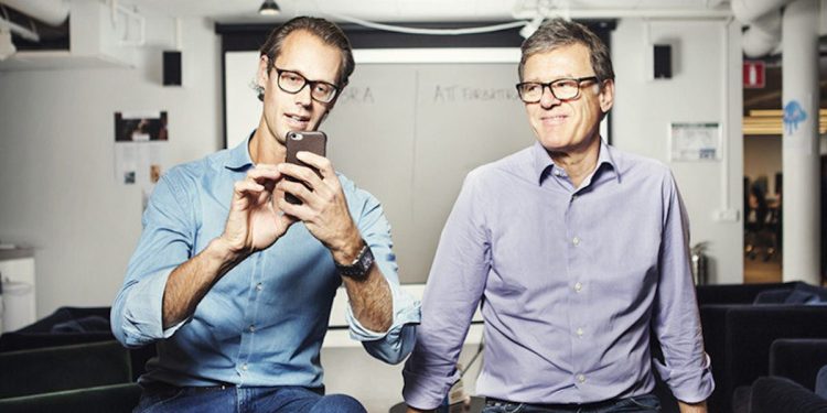 iZettle co-founders Jacob De Geer (left) and Magnus Nilsson