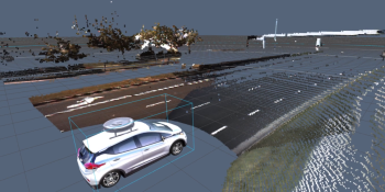 AEye’s iDar sensor combines camera and lidar data into a 3D point cloud