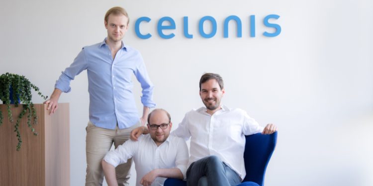 Celonis cofounders (left to right): Alexander Rinke, Bastian Nominacher, Martin Klenk.
