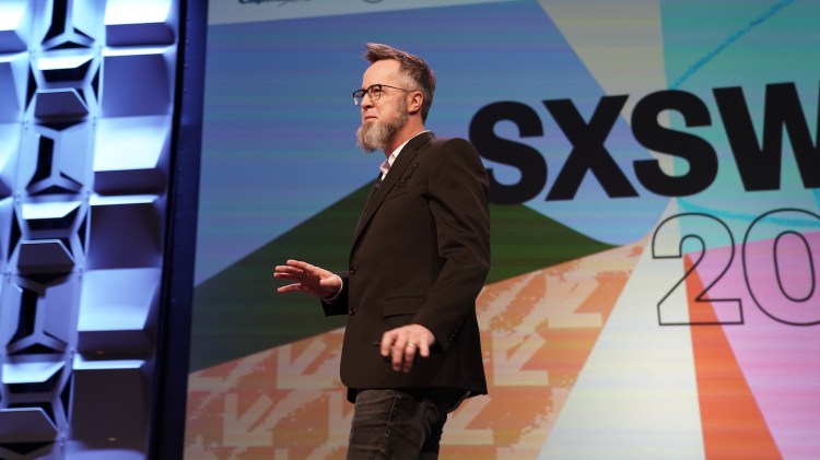 Strangeworks founder and CEO William Hurley launching the compnay at SXSW.
