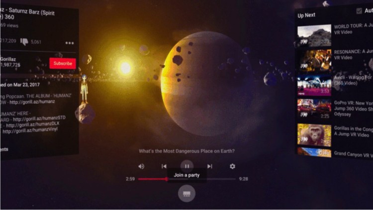 YouTube VR adds Watch Together functionality for collaborative VR viewing.