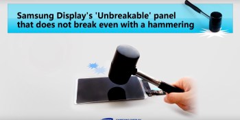 Watch Samsung’s ‘unbreakable’ phone screen withstand repeated blows