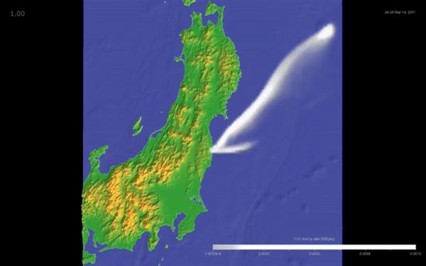 University of Tokyo nuclear fallout AI