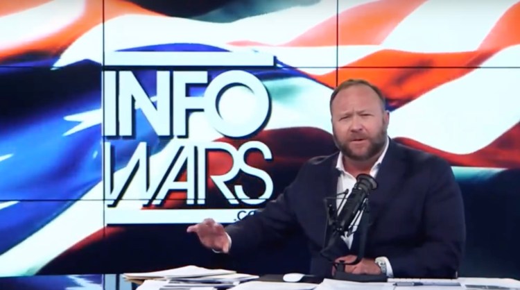 Alex Jones of Infowars.