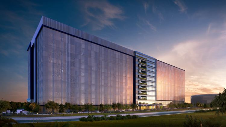Facebook's Singapore data center: Artist's rendering