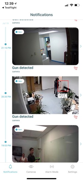 Athena security app picture