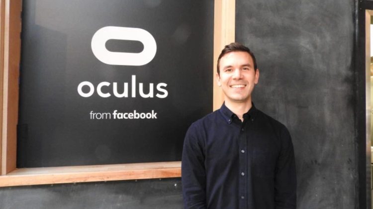 Nate Mitchell, cofounder of Oculus, at an Oculus gaming preview event.