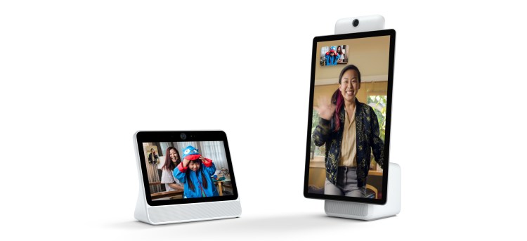The 10-inch Portal (left) and 15-inch Portal+ (right) by Facebook start shipping in November