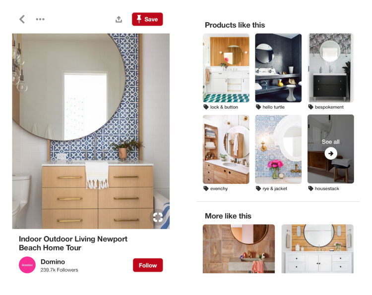 Pinterest will now include product recommendations 