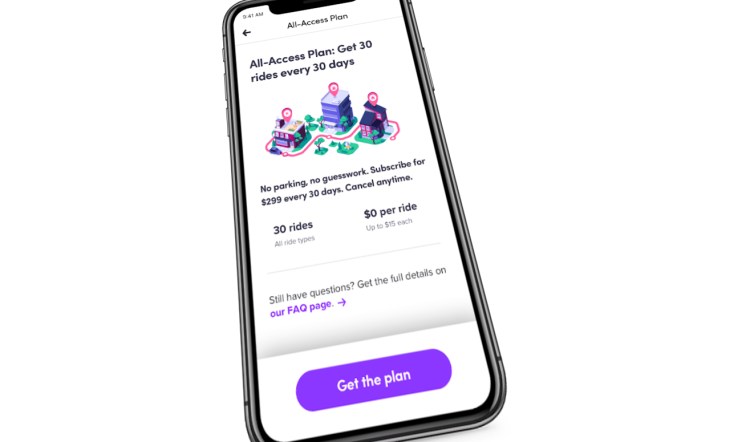 Lyft: All-access plan