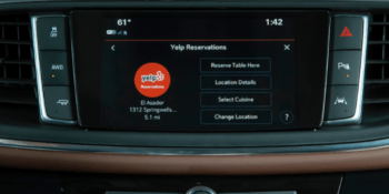 Buick and Yelp partner to offer restaurant reservations in cars, trucks, and crossovers