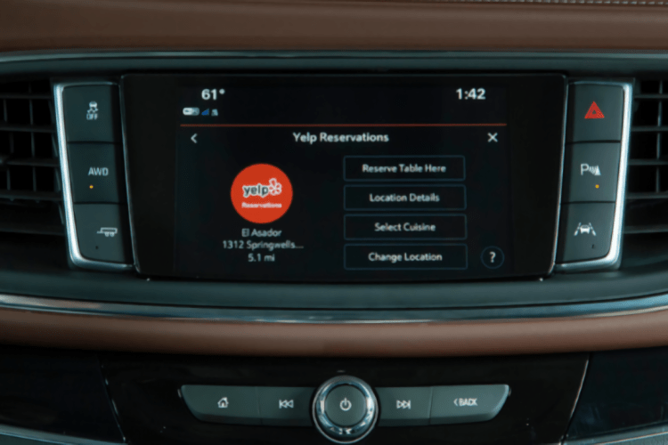 Buick Yelp Reservations
