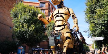 Giant robotic spider and minotaur turned streets of Toulouse into massive labyrinth