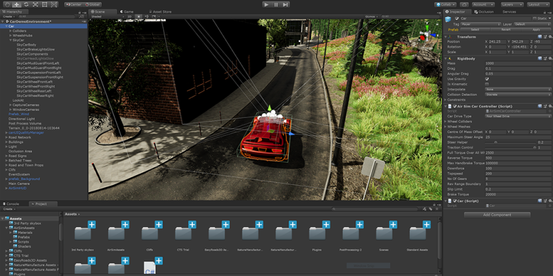 Microsoft Unity AirSim