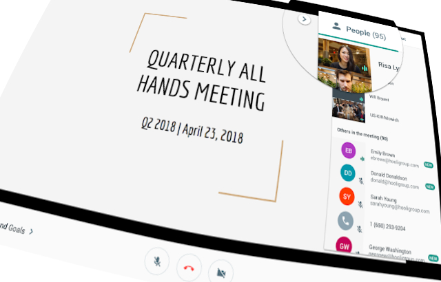 Hangouts Meet: Now supports 100 participants 