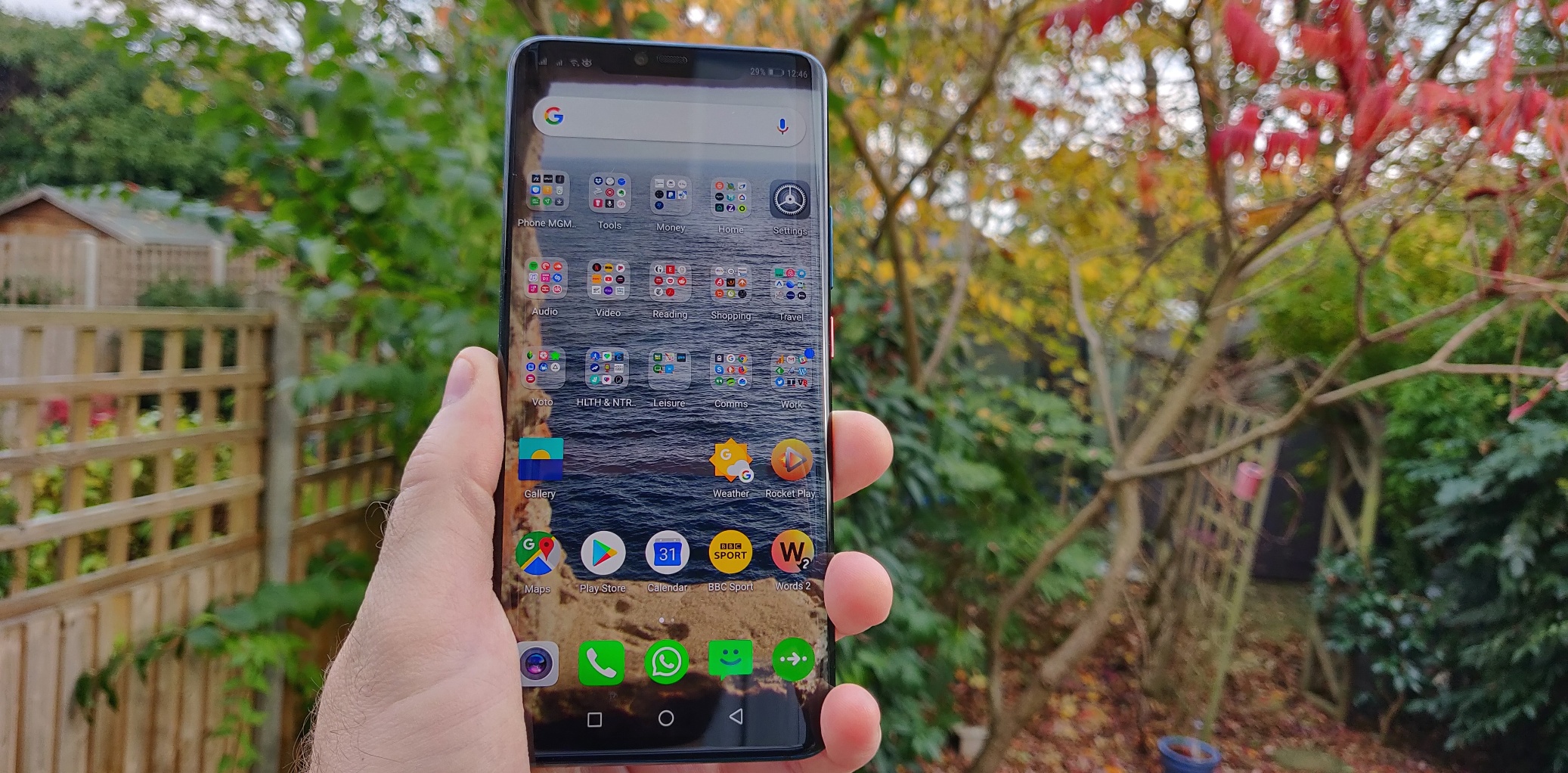 Huawei Mate 20 Pro: Front view