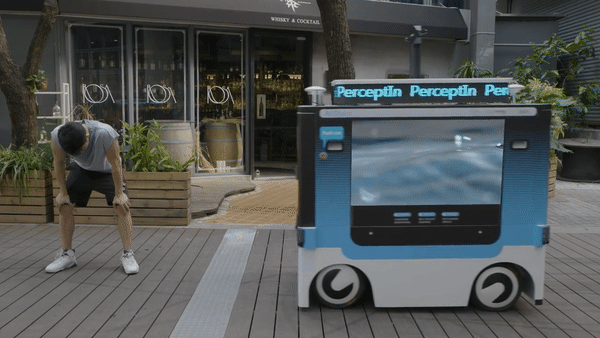 PerceptIn Intelligent Advertising Vehicle