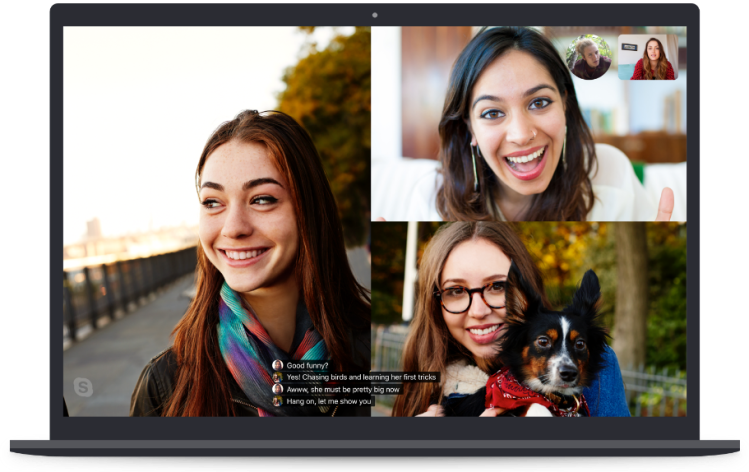Skype captions and subtitles