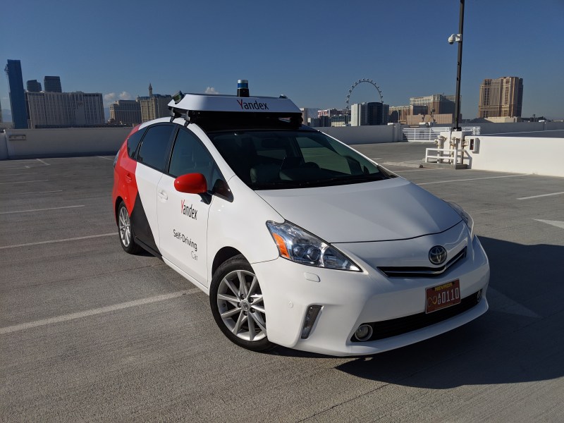 Yandex self-driving car