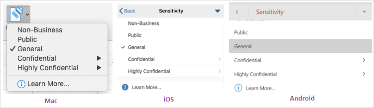 Microsoft compliance features