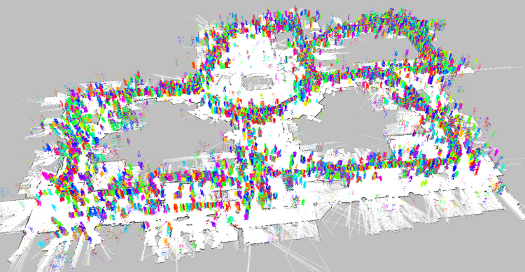 An Explorer.ai in-store map