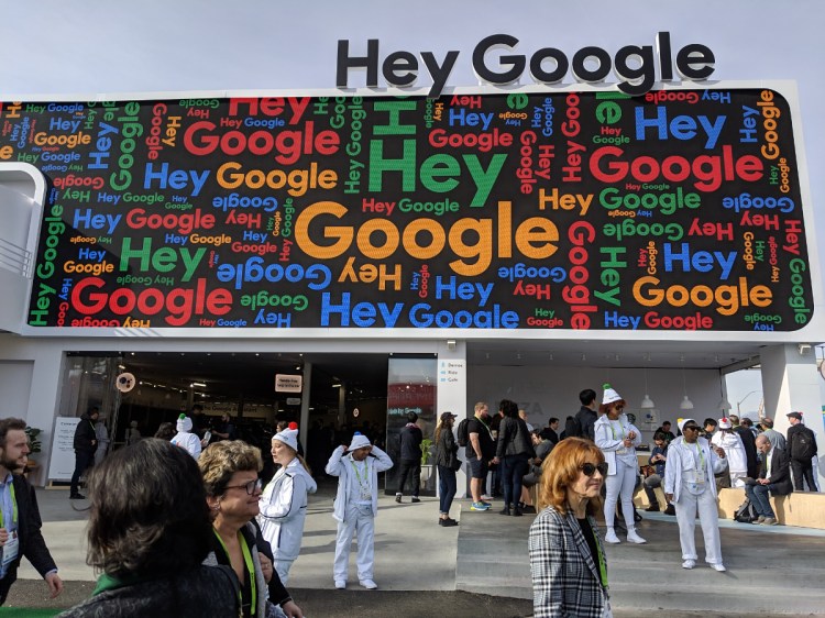 Google Assistant space at CES 2019