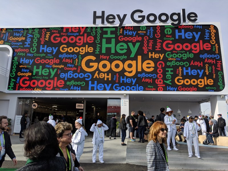 Google Assistant space at CES 2019