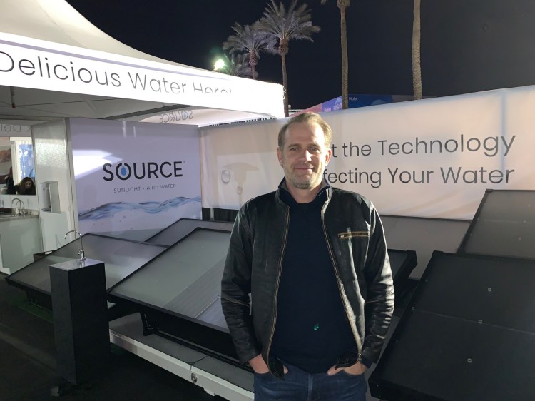 Cody Friesen, CEO of Zero Mass Water, has Source panels that extract water from air.