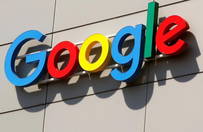 A logo is pictured at Google's European Engineering Center in Zurich, Switzerland July 19, 2018 