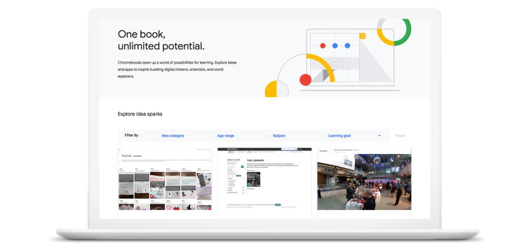 Chromebook with App Hub