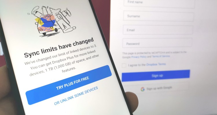 Dropbox: You've exceeded your limit