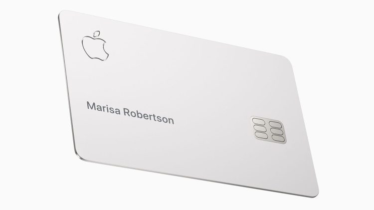 Apple's titanium version of the Apple Card.