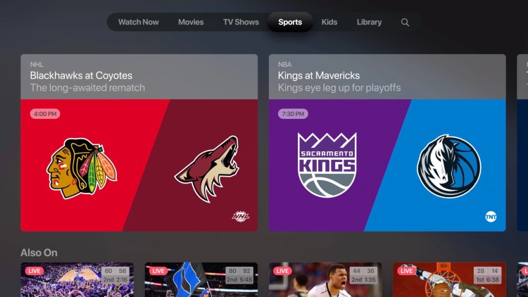 Apple's new TV app for tvOS 12.3.