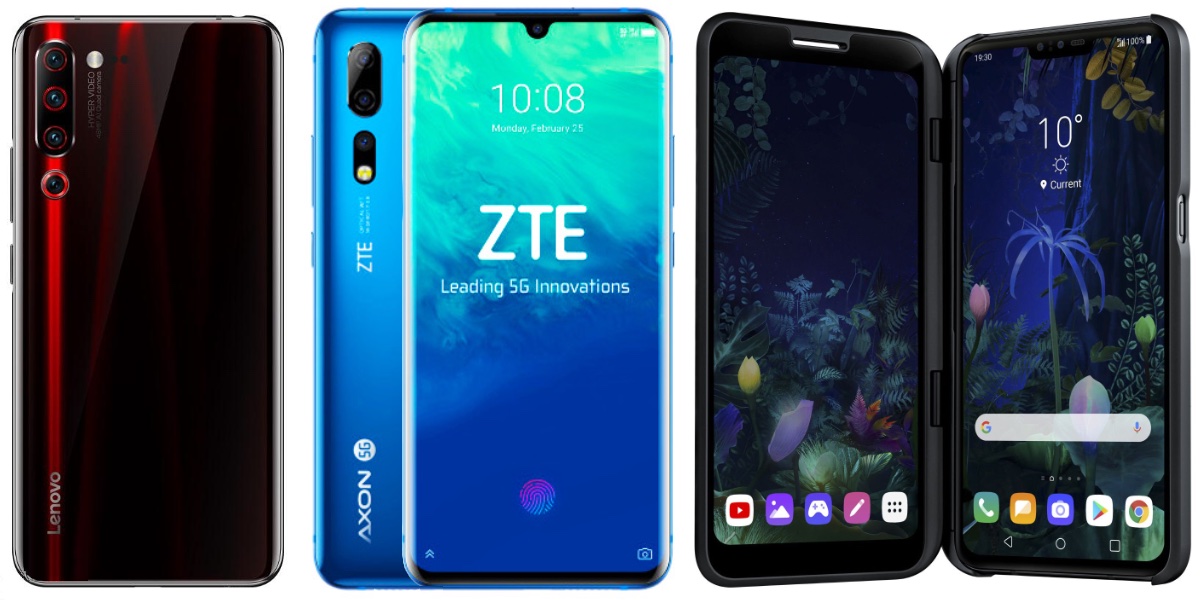 Lenovo, ZTE, and LG all have 5G smartphones ready to go -- assuming 5G networks are ready for them.