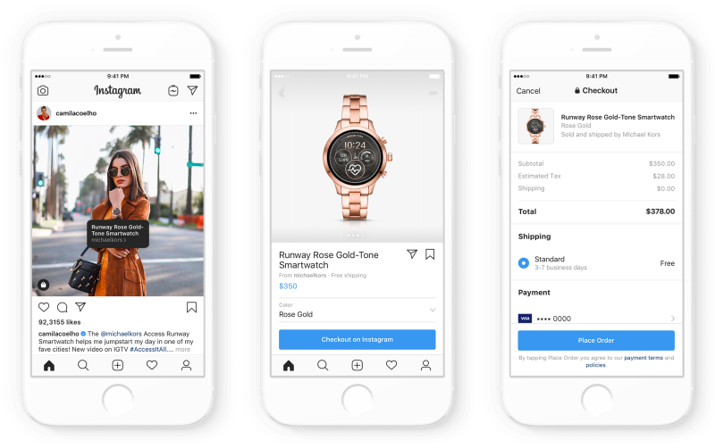 Instagram product tags