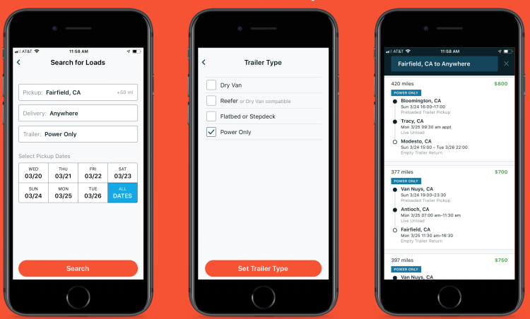 Convoy Go app