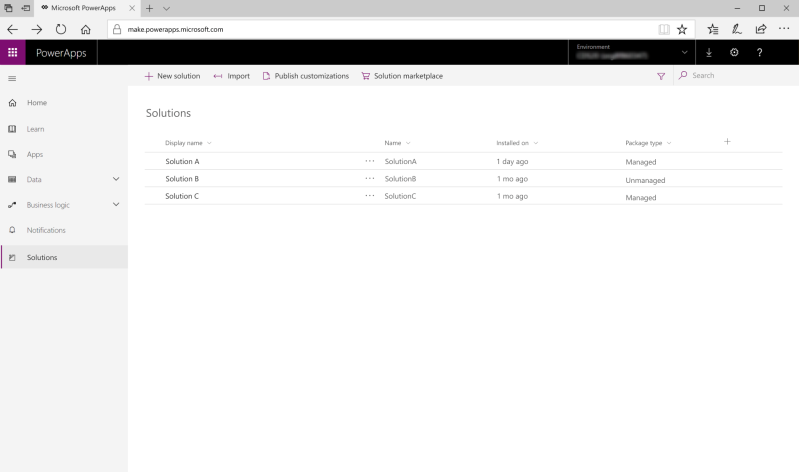 Microsoft PowerApps Solutions