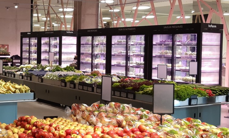 Infarm @ Auchan, Luxembourg