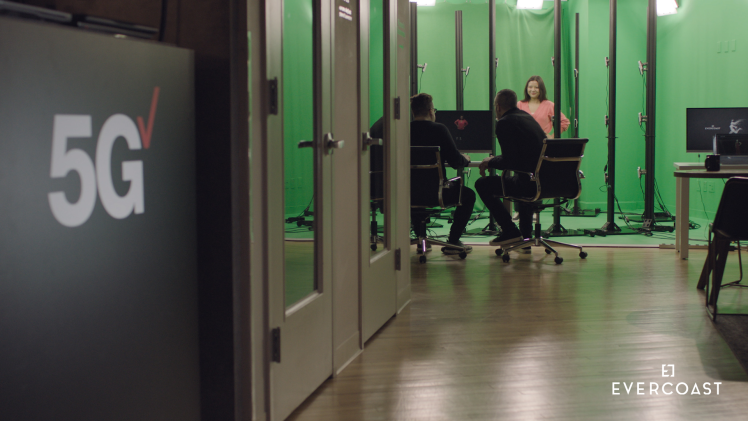 Rendering a real-world human into a real-time hologram. 
